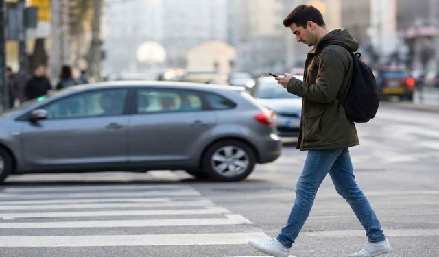 Trafikte ezber bozan düzenleme! Telefona bakarak karşıya geçen yayalara para cezası geliyor