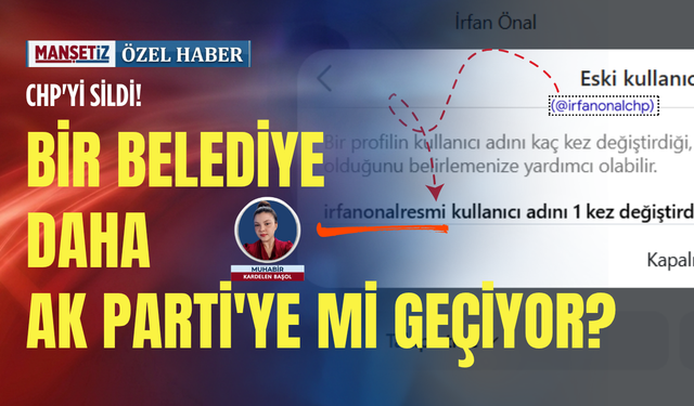 CHP'yi sildi!: İzmir'de bir belediye daha AK Parti'ye mi geçiyor?