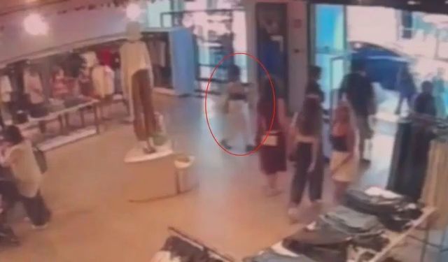 Ressam kadın ödemeden çıktığı ürünlerle yakalandı: Arkadaşımı bekliyordum dedi!