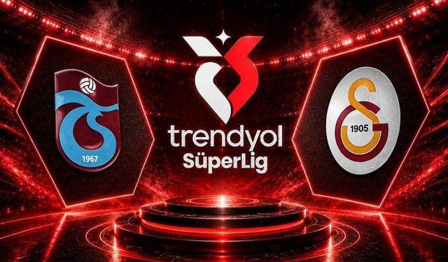 Süper Lig’de dev derbi: Trabzonspor - Galatasaray maçı başladı