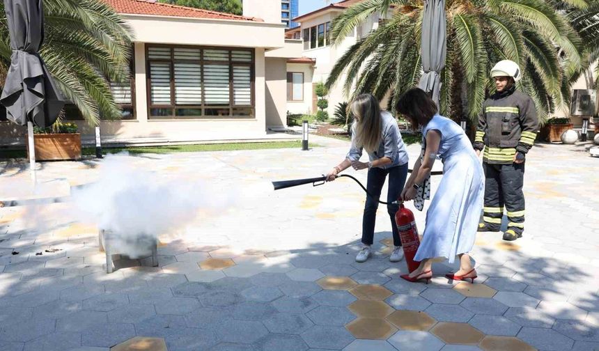 Denizli OSB personeline afetlere farkındalık ve acil durum eğitimi verildi