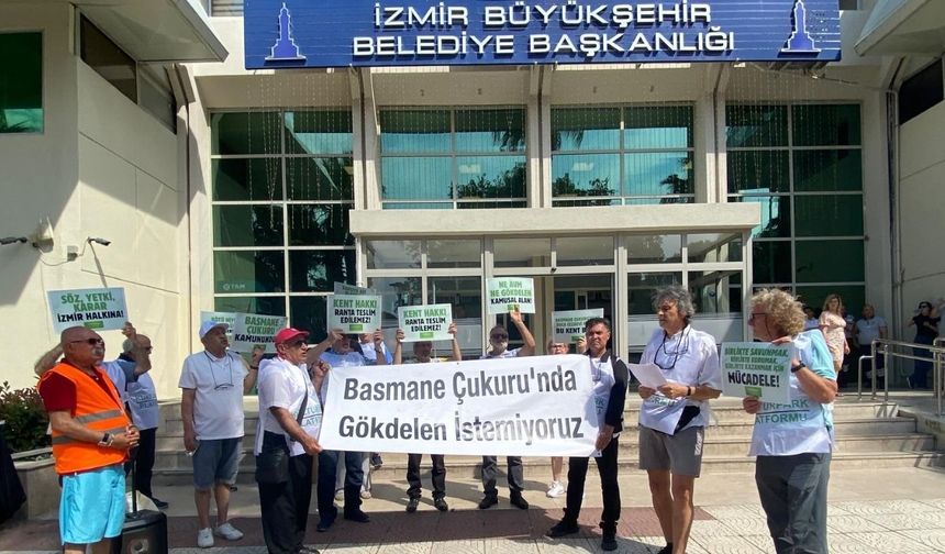 İzmir Büyükşehir’e Basmane çukuru çağrısı: Kent suçuna son verin!