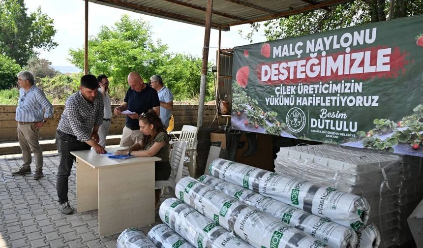 Manisa Büyükşehir Belediyesi’nden üreticilere destek