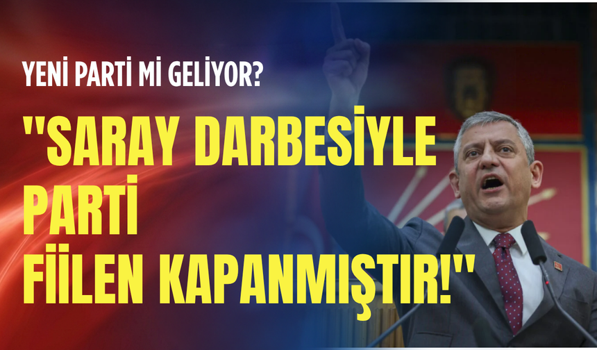 Yeni parti mi geliyor? Özel: Saray darbesiyle parti fiilen kapanmıştır!
