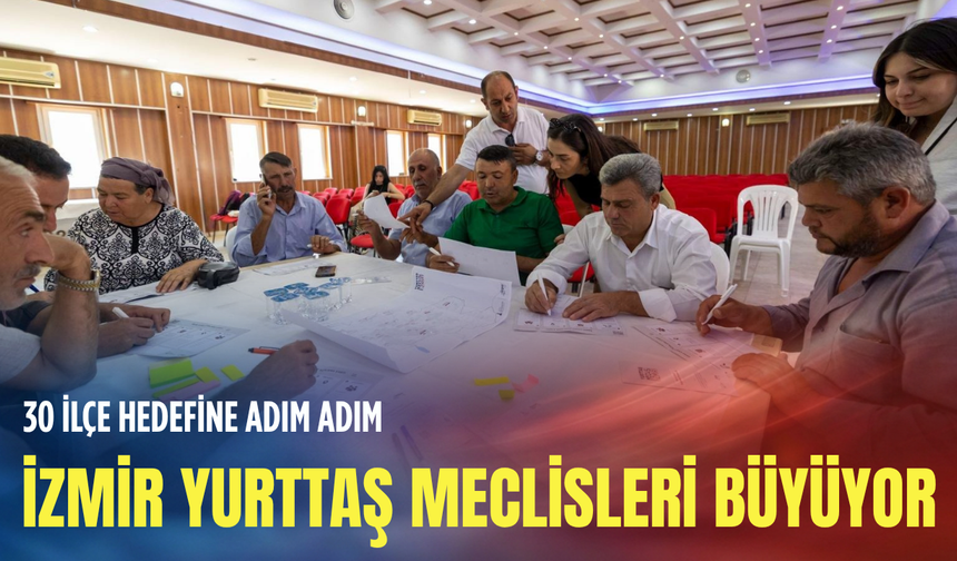 Söz İzmirlilerde! Yurttaş Meclisleri 9 ilçede tamamlandı