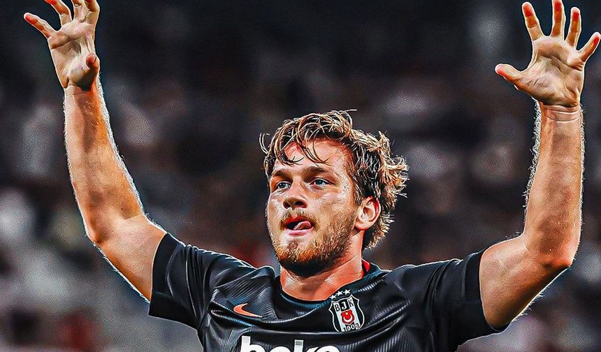 Beşiktaş 10 kişiyle kazandı! Semih Kılıçsoy tur kapısını araladı