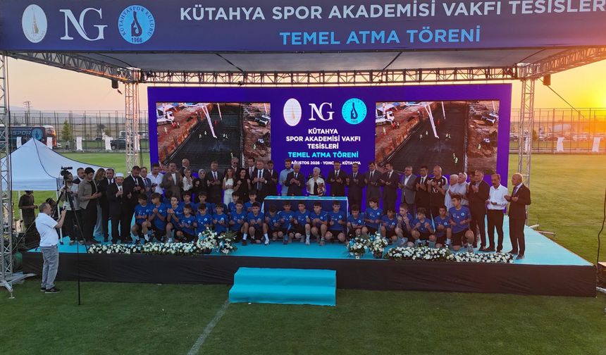 Kütahyaspor için tarihi dönüm noktası dev tesisin temeli atıldı