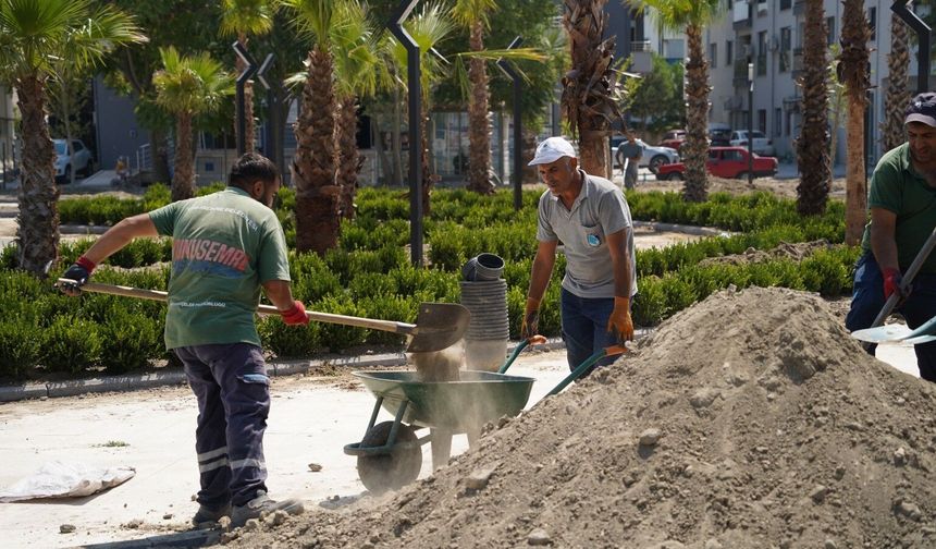 Muradiye yeşil dokusuna kavuşuyor: Yunusemre'de fidan seferberliği
