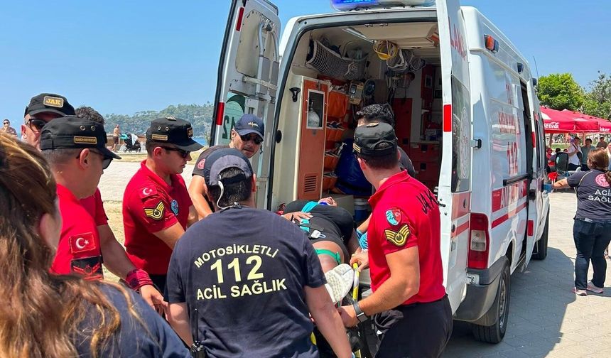Fethiye'de yamaç paraşütü deneyimi kötü sonuçlandı: Yaralılar var!