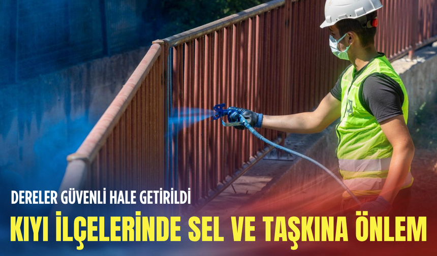 İZSU’dan 4 ilçede taşkın riskine karşı çalışma