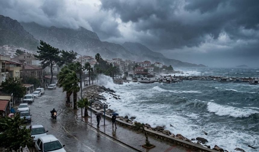 Harita kırmızıya döndü! Meteoroloji’den sel, fırtına ve su baskını uyarısı