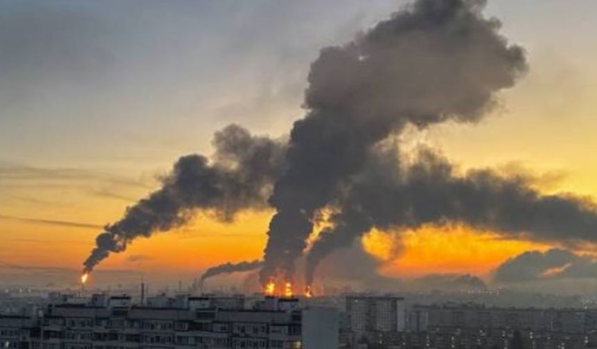 Ukrayna'dan Moskova'ya İHA saldırısı: Petrol Rafinerisi vuruldu