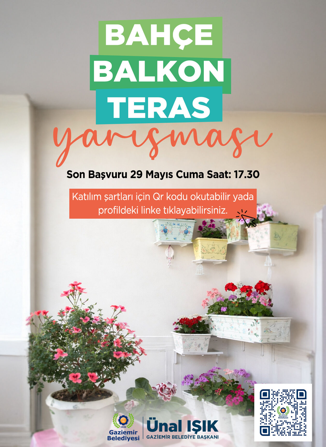 Gaziemir Belediyesi’nden En Güzel Bahçe, Balkon Ve Teras Yarışması 4