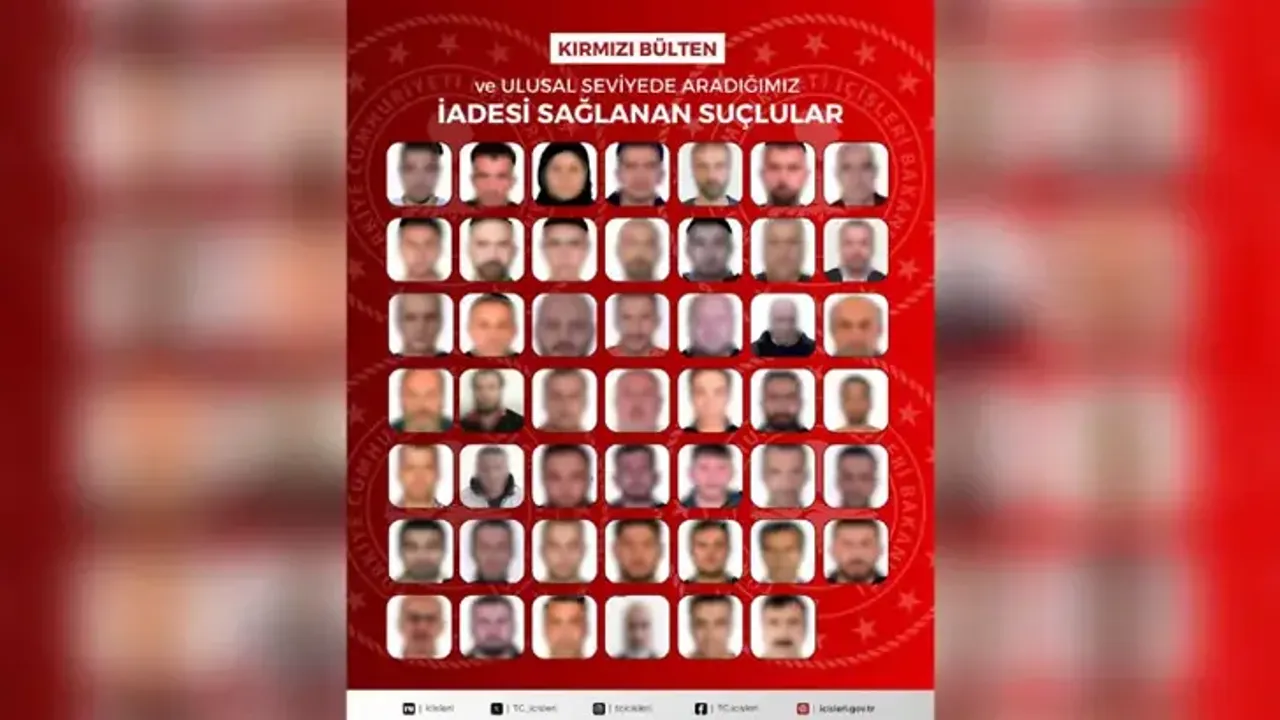 48 Suçlunun 27’Si Kırmızı Bültenle Aranıyordu… Türkiye’ye Iade Edildiler! 3