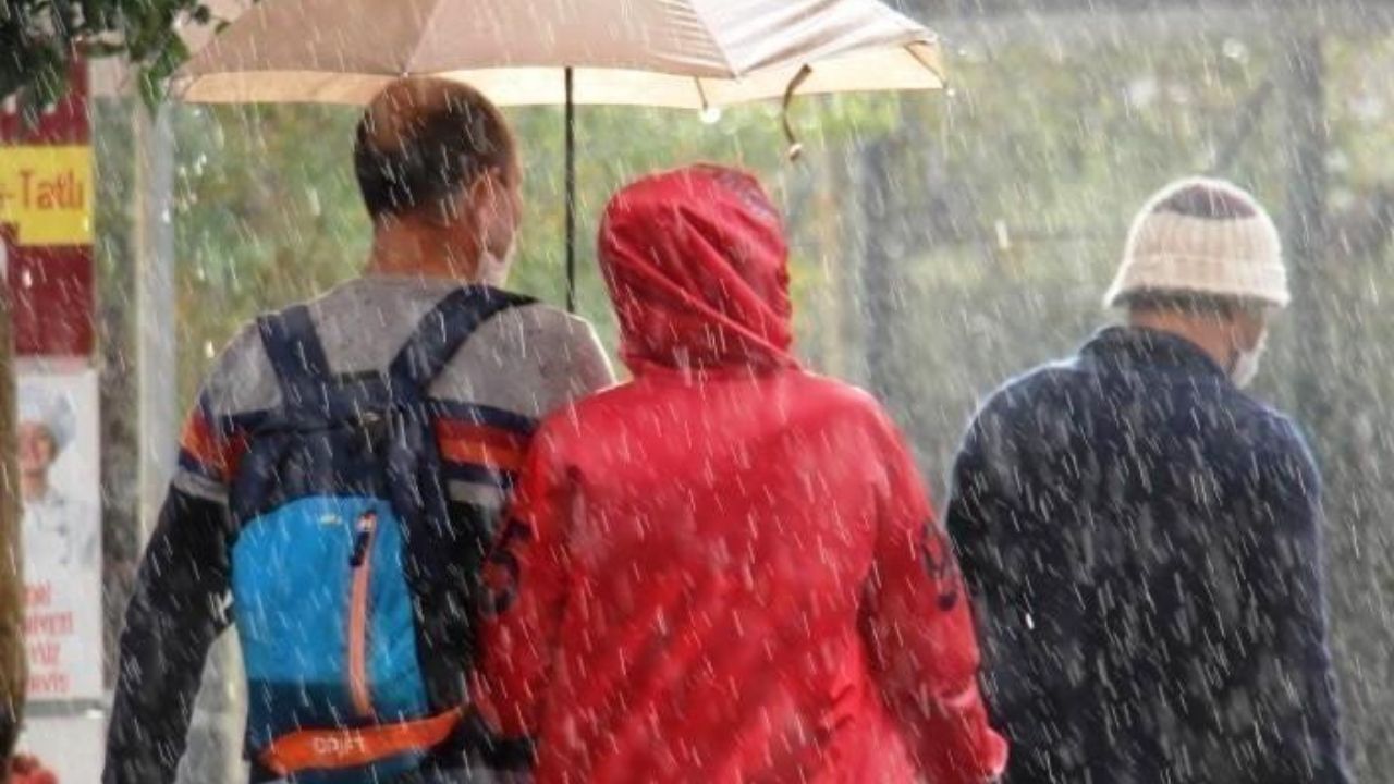 Şemsiyeleri hazırlayın: Meteoroloji'den Aydın için sağanak yağış uyarısı
