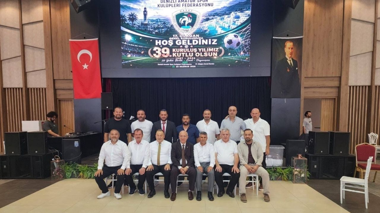 Denizli ASKF 17. Olağan Genel Kurulu’nda tek aday olan Feyyaz Ceşen yeniden başkan seçildi. Yeni yönetim ve kurullar da belirlendi.