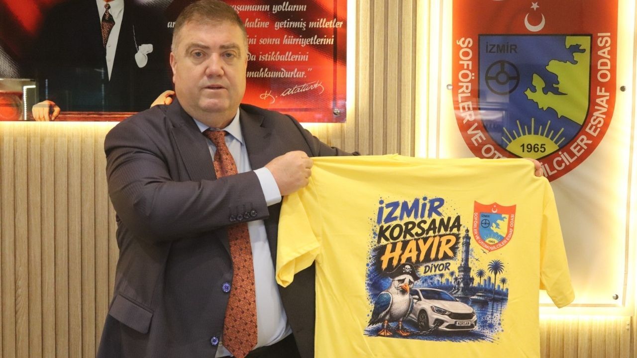 İzmir Şoförler ve Otomobilciler Esnaf Odası korsan taşımacılıkla mücadele için sarı tişörtlerle eylem başlattı. Taksiciler haklarını korumak için 24 Haziran'daki davayı bekliyor.