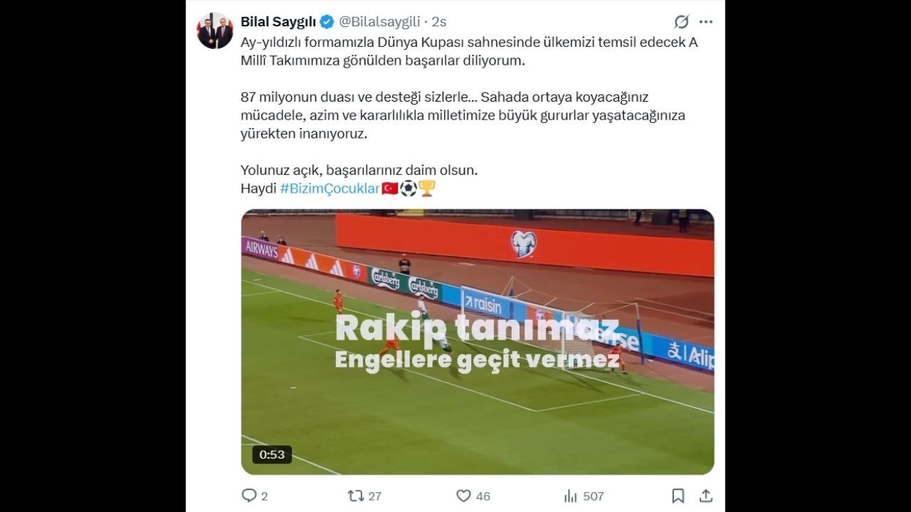 A Milli Takım Bilal Saygılı