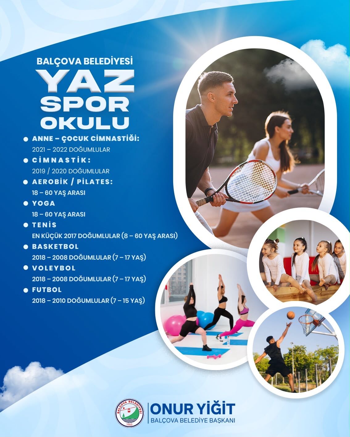 Balçova’da Yaz Tatili Sporla Değerlenecek 8 Farklı Branşta Ücretsiz Kurs (2)