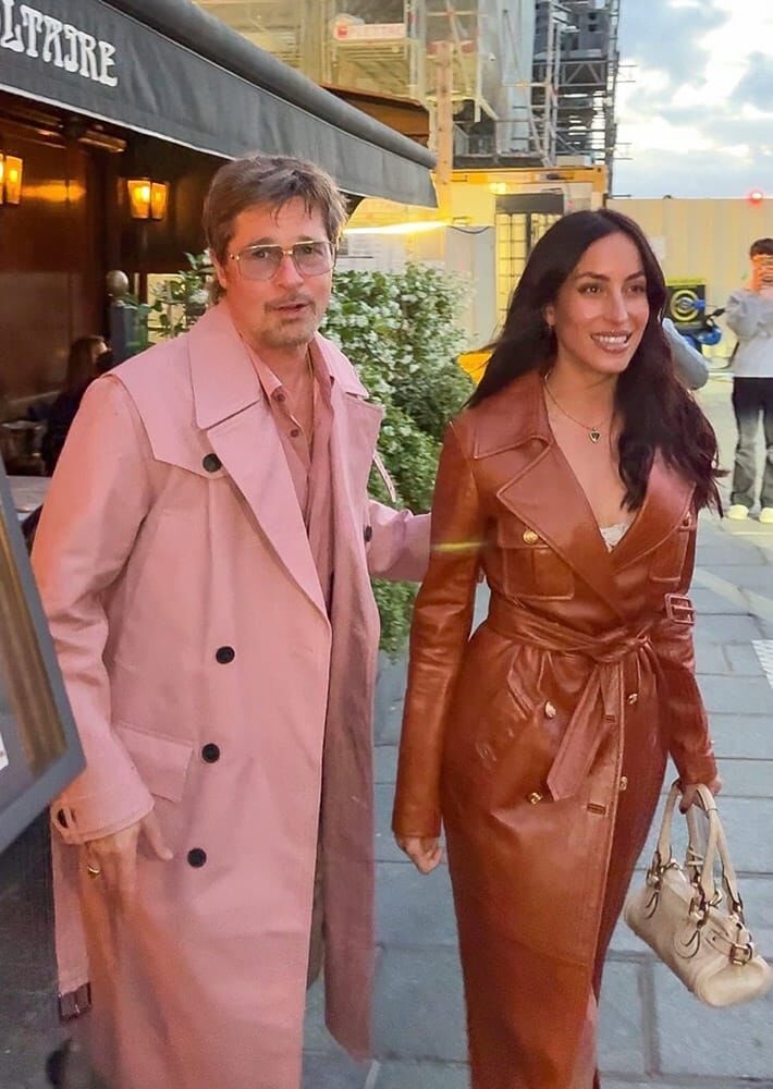 Brad Pitt Ve Ines De Ramon’dan Paris’te Şık Akşam Yemeği-1
