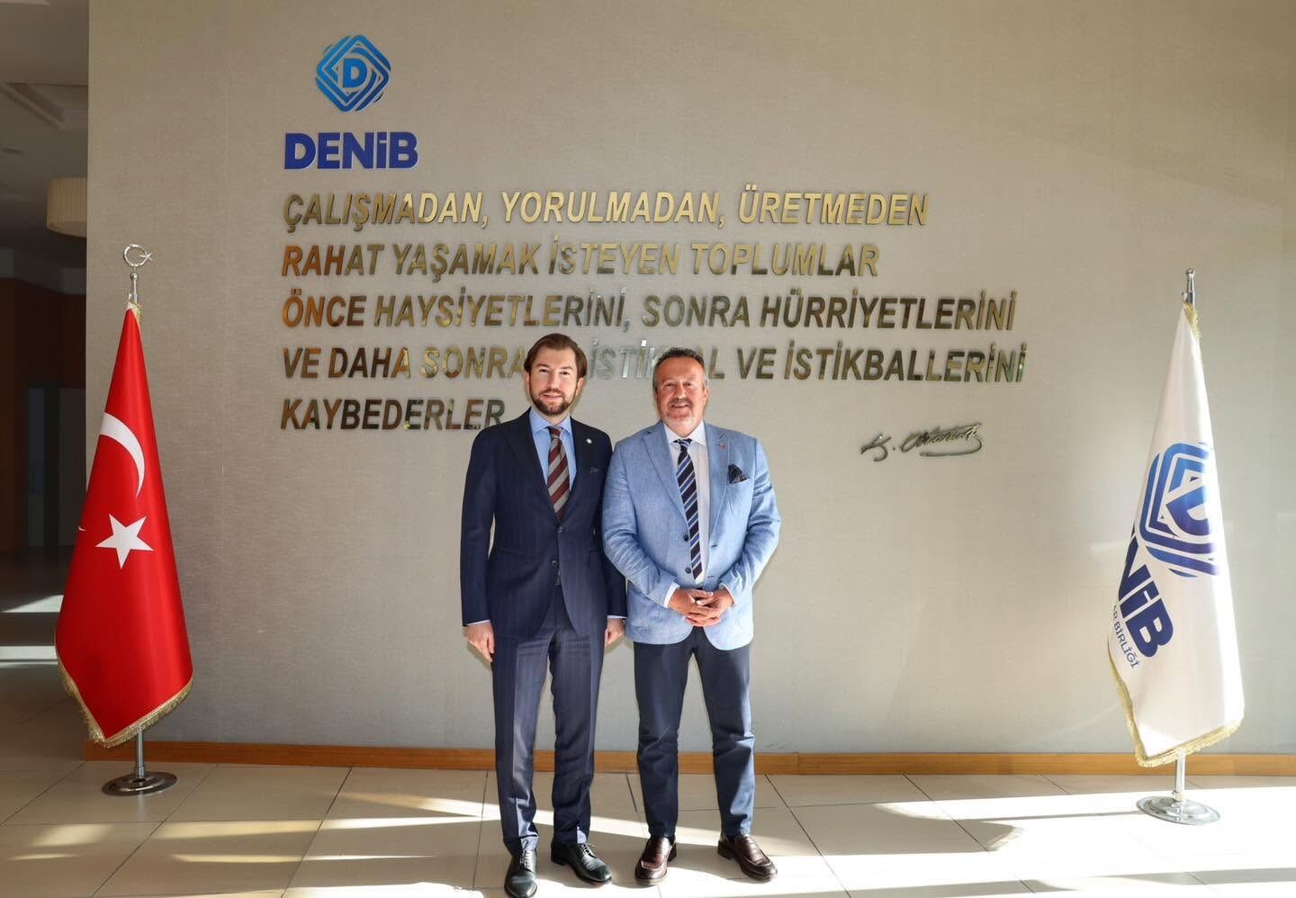 Dosb Başkanı Yayman'dan Deni̇b Başkanı Uğurlu'ya Ziyaret 11