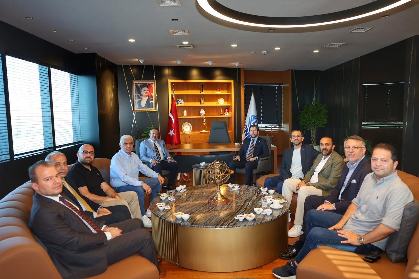 Dosb Başkanı Yayman'dan Deni̇b Başkanı Uğurlu'ya Ziyaret