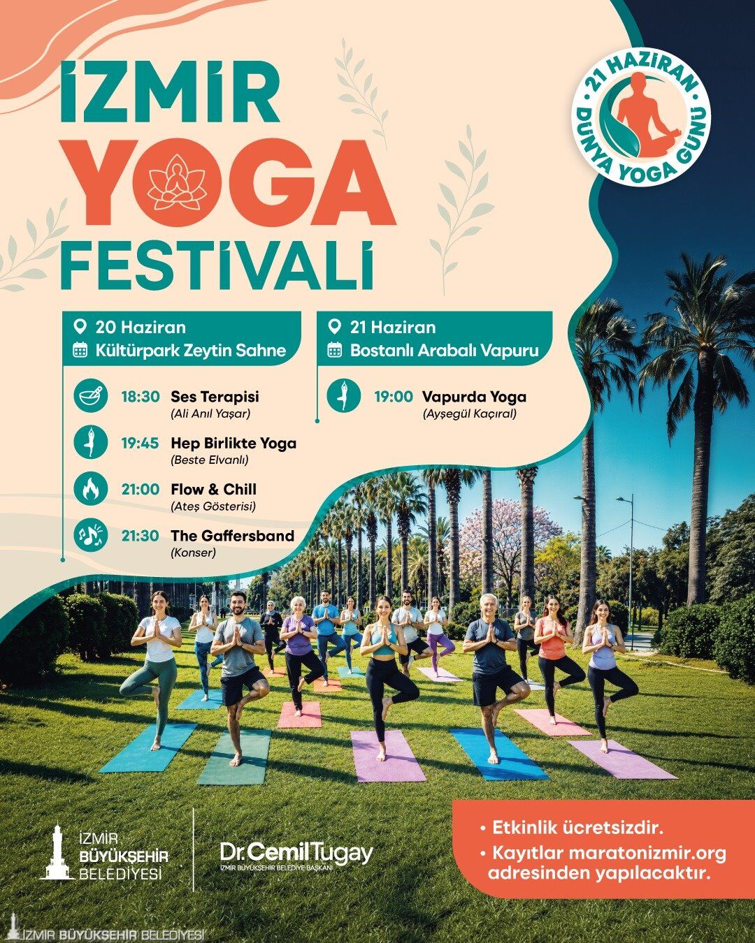 İzmir Yoga Festivali'ne Geri Sayım İki Gün Boyunca Etkinlikler Ücretsiz! (1)