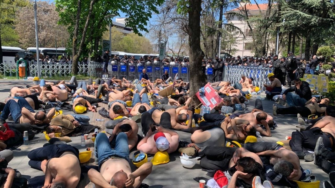 Maden işçileri Ankara yolunda: IBAN’a para yatmadan kimse geri dönmeyecek