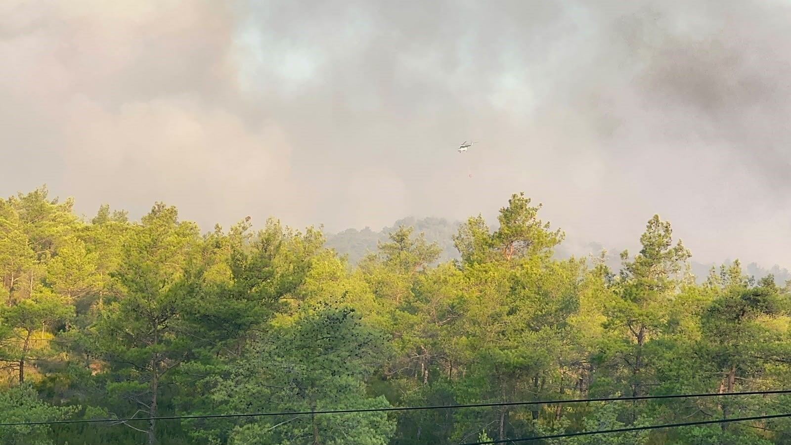Muğla Yangın Hava 1