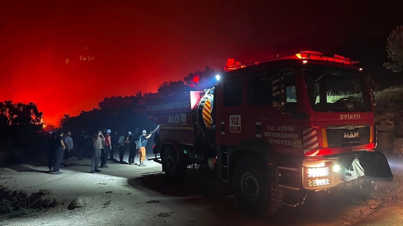 Aydın Itfaiye Tehlike Büyüdü
