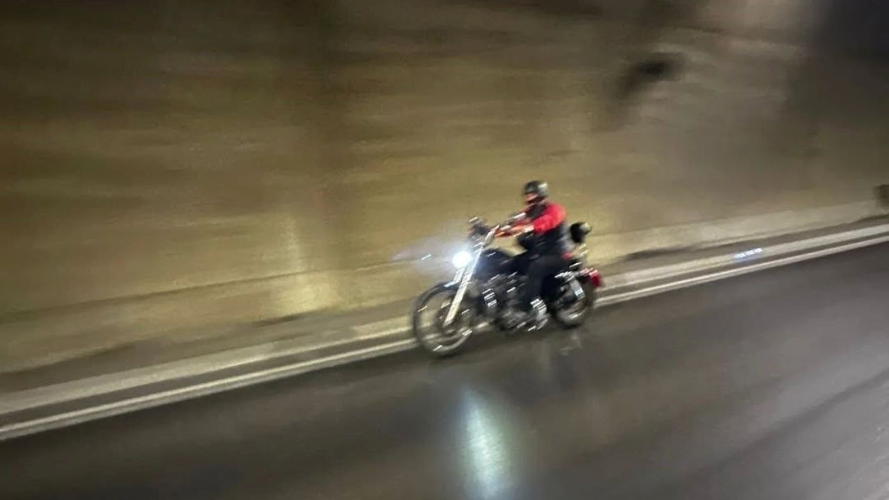 Bayraklı Tüneli Motokurye