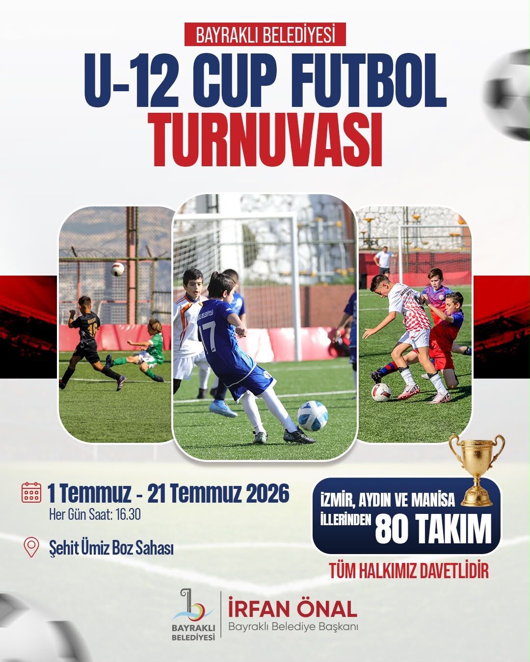Bayraklı U 12 Cup'ta Ilk Düdük Çaldı 80 Takım Sahada (3)