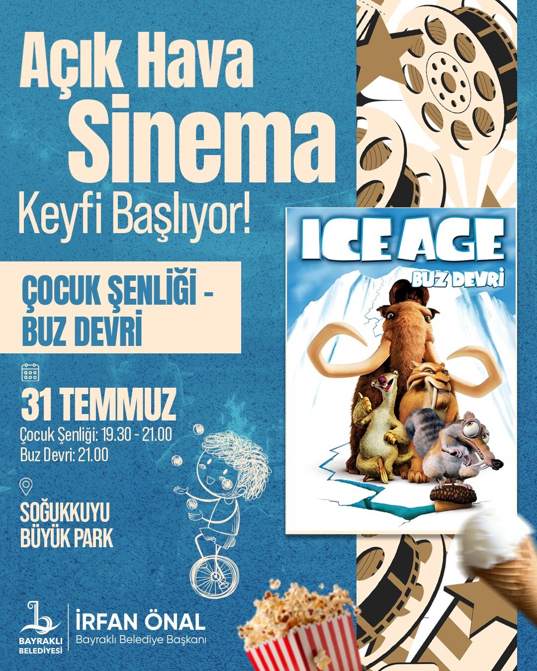 Bayraklı'da Açık Hava Sineması Başlıyor İşte Temmuz Programı (2)-1