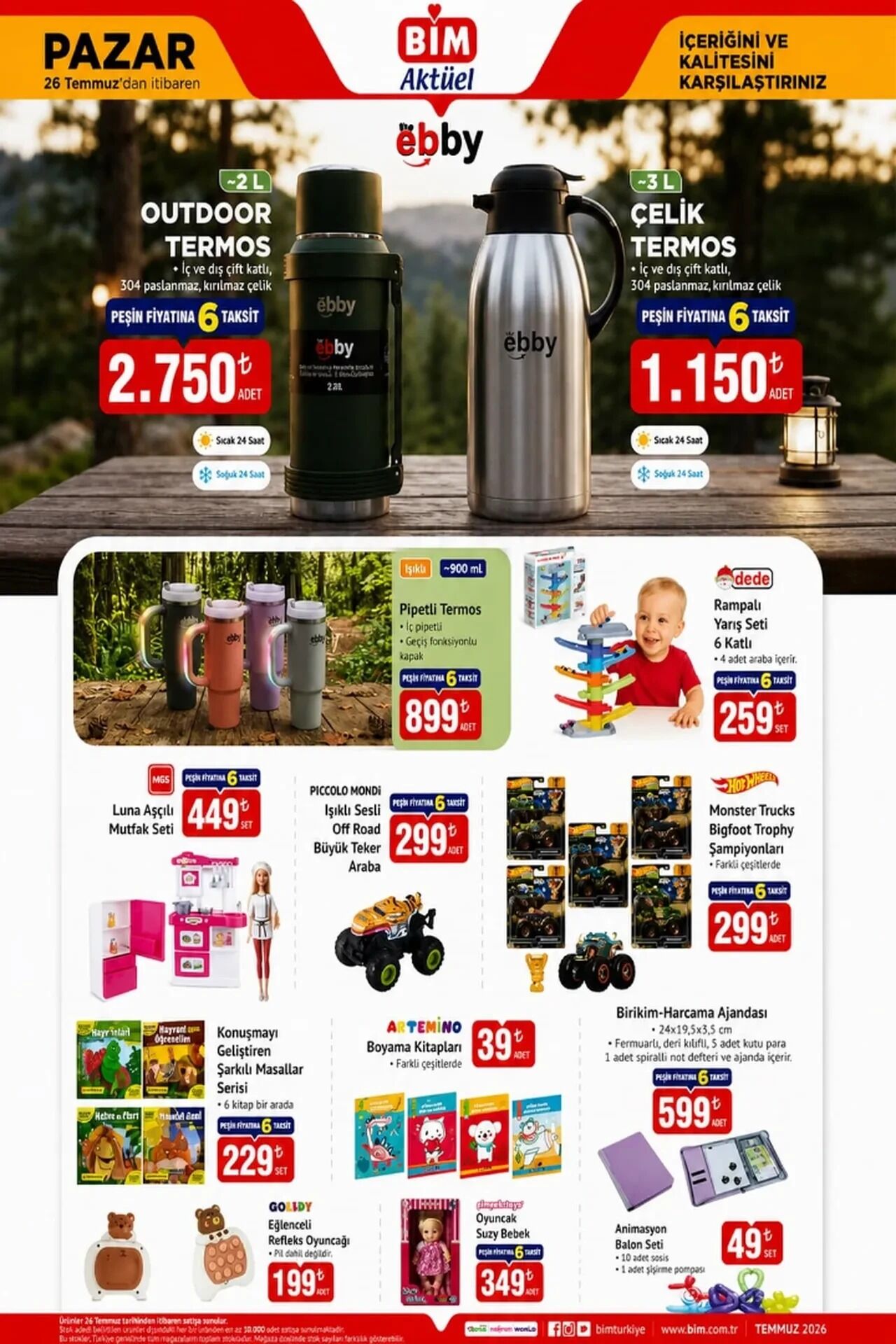 Bim 17 26 Temmuz Aktuel Urunler Katalogu 2026 Tablet Kulaklik Led Yazi Tahtasi Ve Ele 3347817 Photogallery 2
