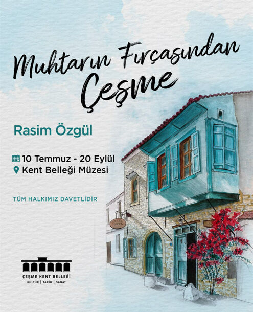 Çeşmeli Muhtardan Suluboya Sergisi! (3)