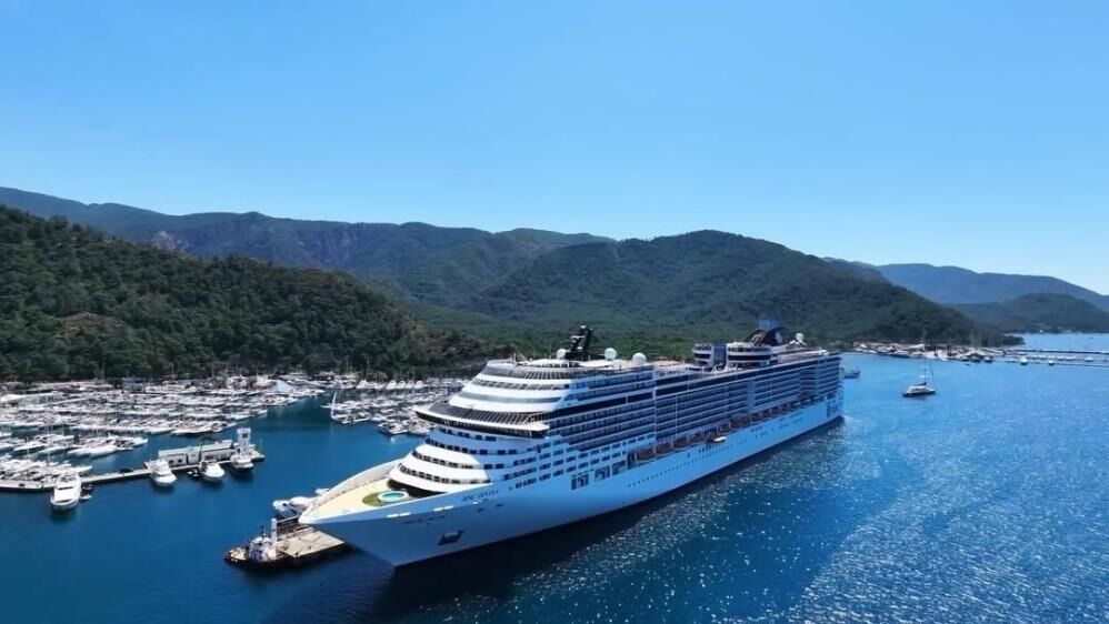 Denizden Turist Akını Marmaris'te Kruvaziyer Bereketi Yaşanıyor 22