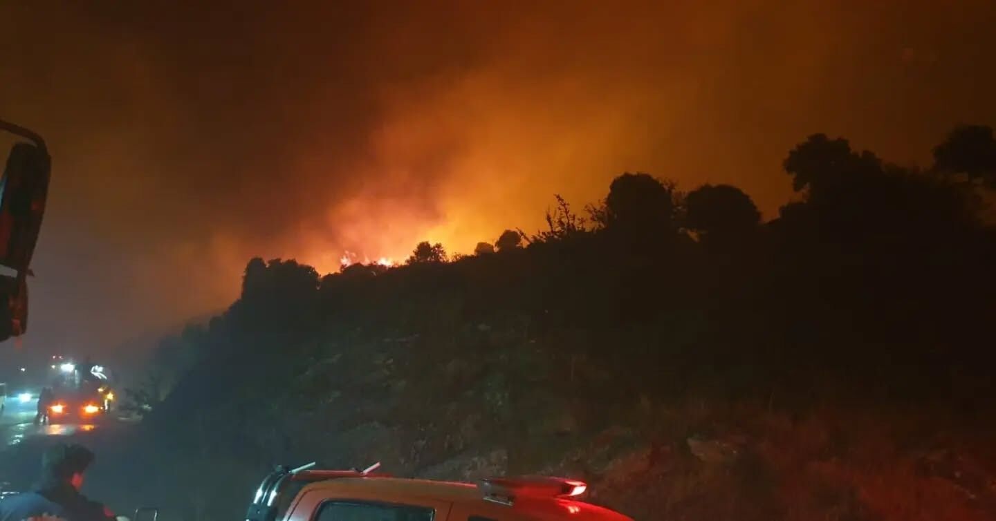 Denizli Büyükşehir İtfaiyesi Aydın Çine’deki Orman Yangınına Destek Için Bölgede