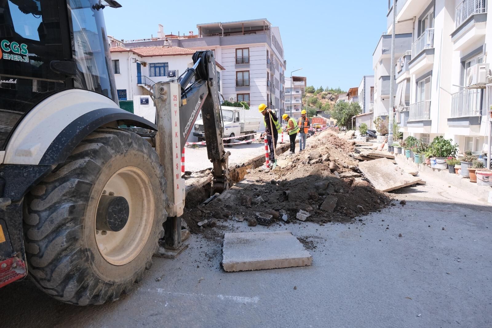 Dikili'de Doğal Gazın 5. Etap Çalışmaları Başladı (5)
