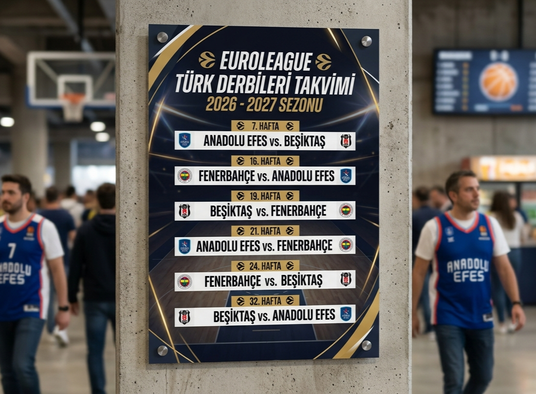 Euroleague Türk Derbileri Ne Zaman, Fenerbahçe, Beşiktaş Ve Anadolu Efes Maçları Ne Zaman