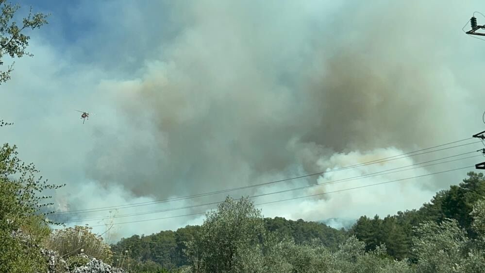 Fethiye’de Orman Yangınını Söndürmek Için Ekipler Seferber Oldu 22