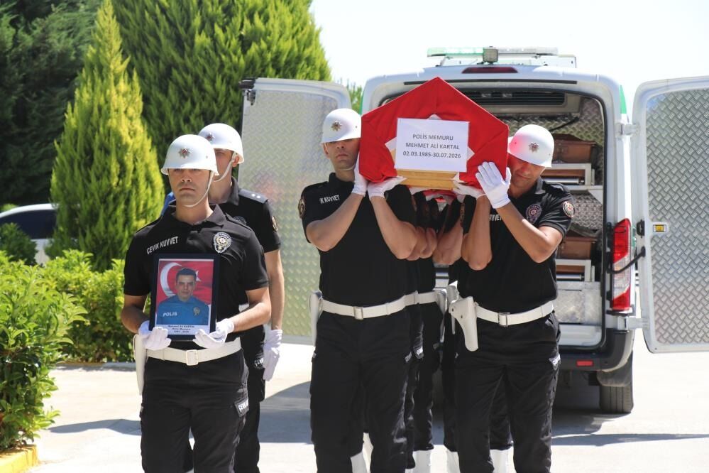 Görevi Başında Vefat Eden Polis Memuru Memleketine Uğurlandı