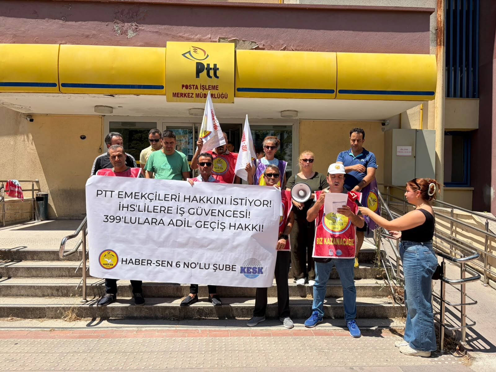 Haber Sen'den Ptt Çalışanları Için Hak Kaybına Izin Vermeyeceğiz (1)-1
