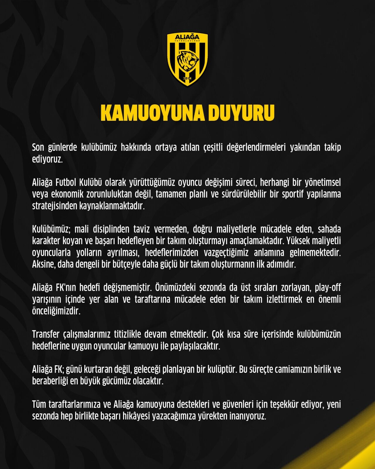 İzmir Temsilcisi Sezon Öncesi Bilgilendirme Yayınlandı Günü Kurtaran Değil, Geleceği Planlayan Bir Kulübüz