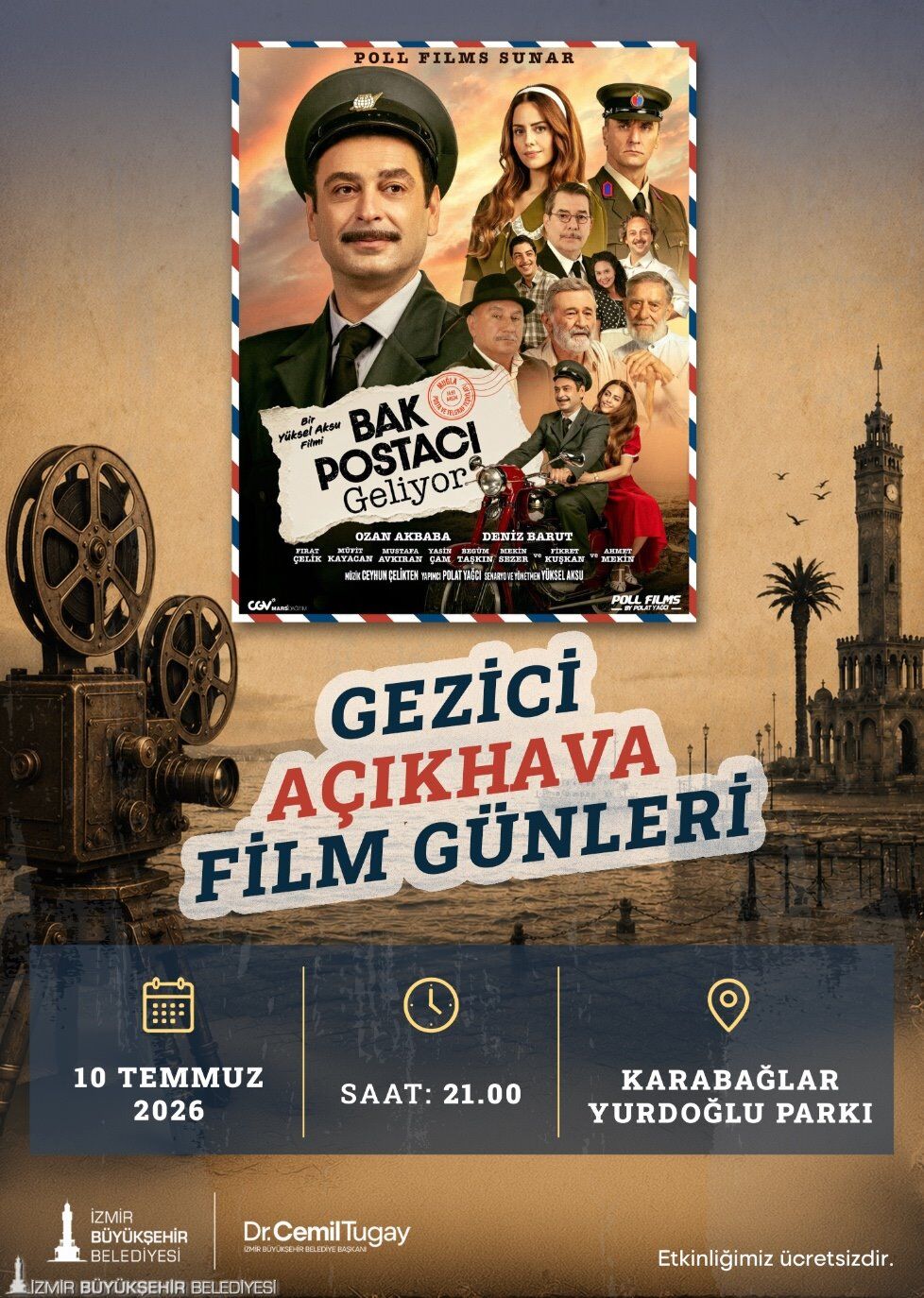 İzmir'de Gezici Açıkhava Film Günleri Karabağlar'da Başlıyor (2)