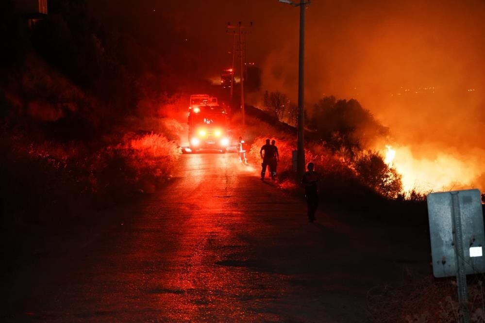 İzmir’in Kuzeyinde Orman Yangını Alarmı 11