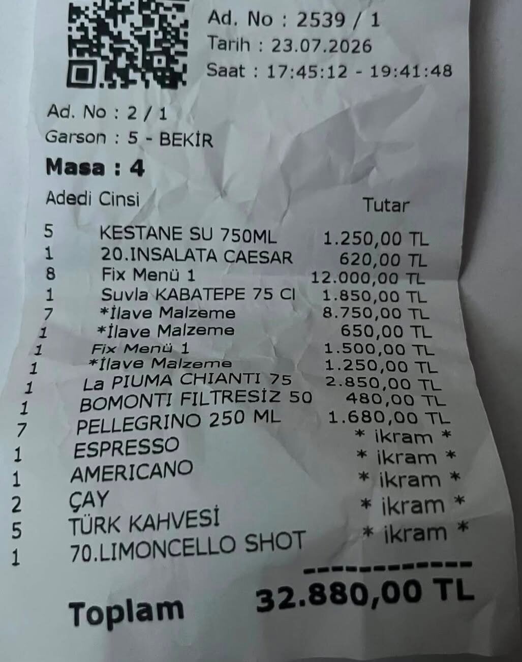 Konak Pier'de Dudak Uçuklatan Adisyon! 222