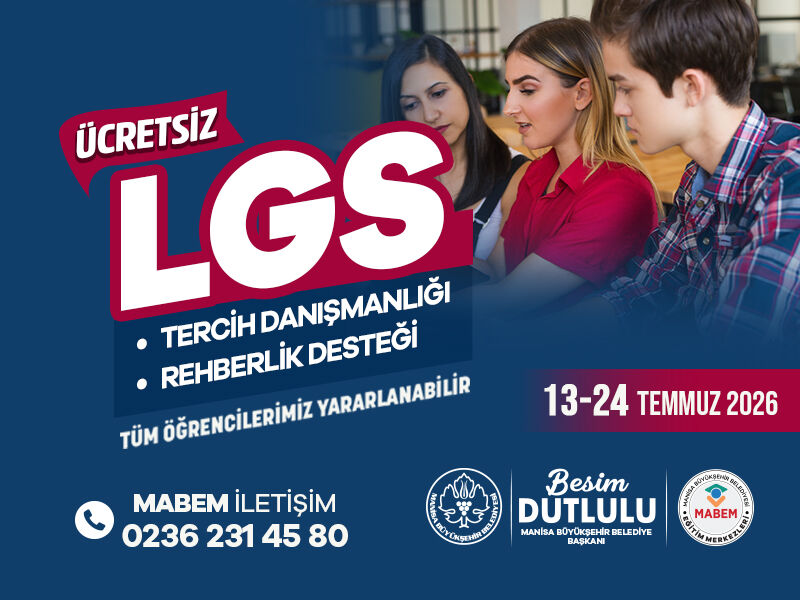 Lgs Tercih Danışmanlığı Ücretsiz Verilecek!-1