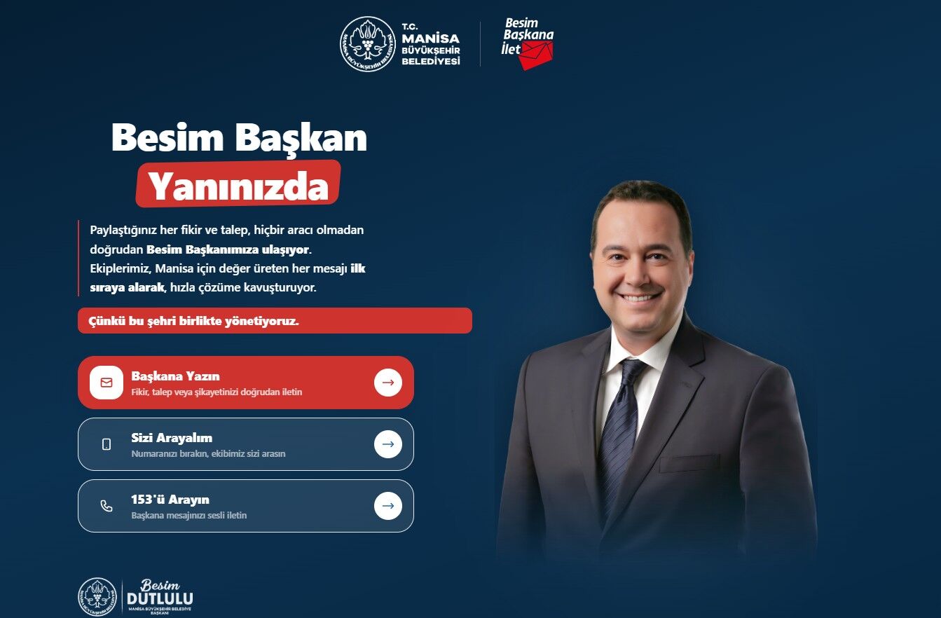 Manisa'da Besim Başkana İlet Sistemine Yoğun Ilgi (1)-1