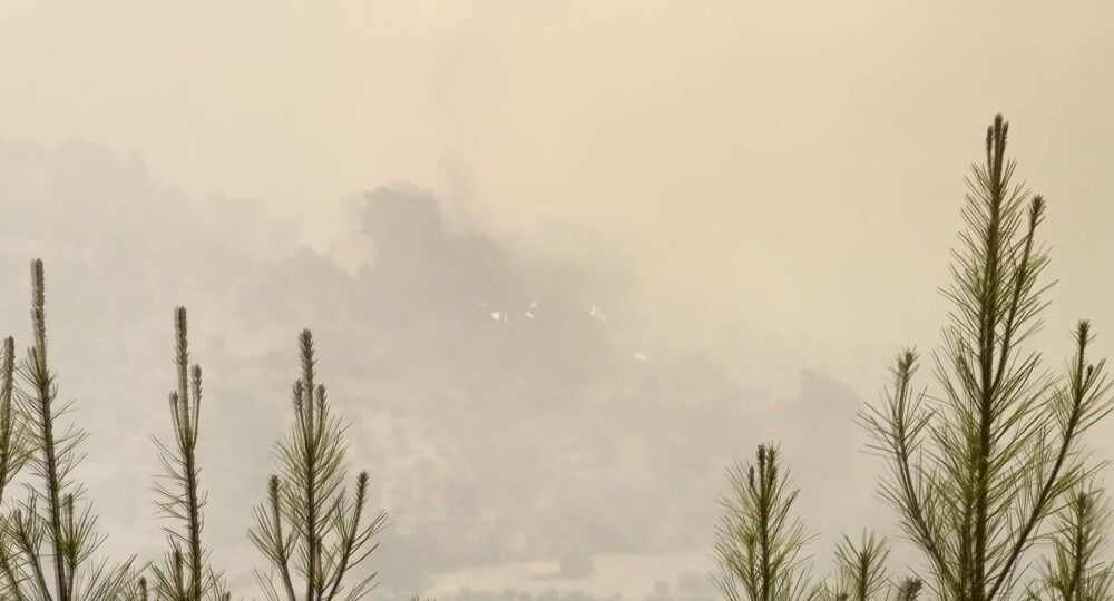 Seydikemer Yangınında Bazı Evler Tahliye Edildi 111