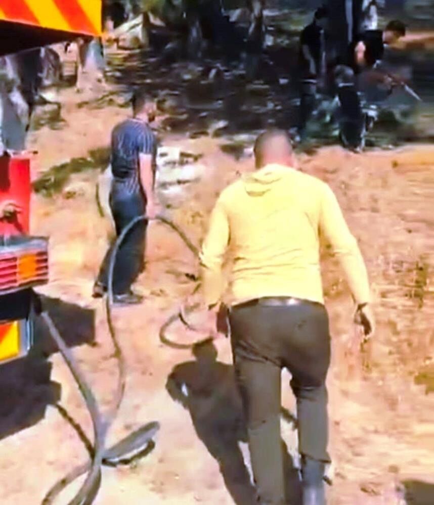Simav Gölcük Mesire Alanında Korkutan Yangın 11